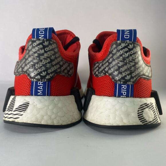 ADIDAS NMD _R1 "Active Red/Black" Men's Shoes Size 5 - Picture 3 of 14